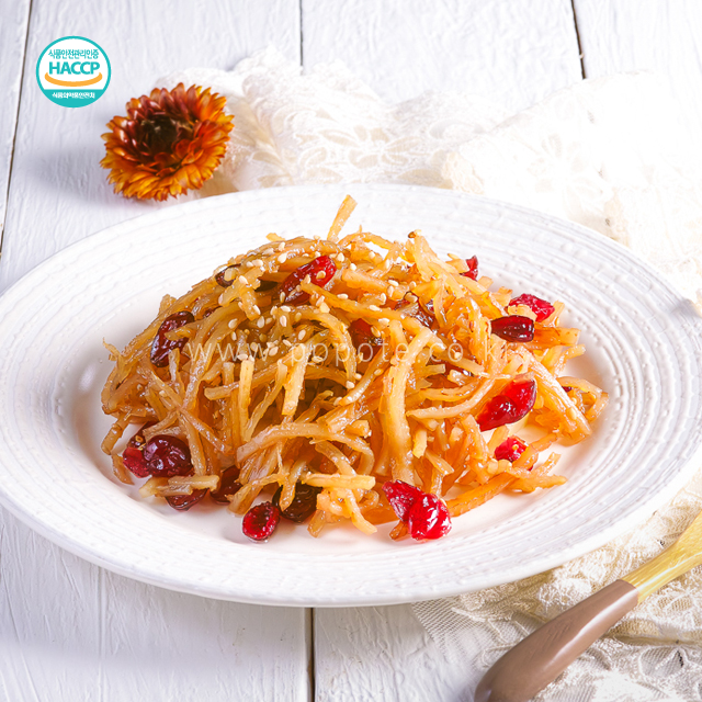 뽀뽀뜨,진미채크렌베리조림